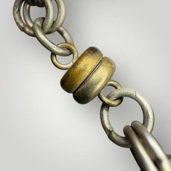 Beaded Bracelet Sterling Silver End Caps Magnetic Clasp Blue Green Seed Beads - Picture 5 of 9